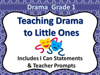 Preview of Drama Grade 1 Ontario Curriculum