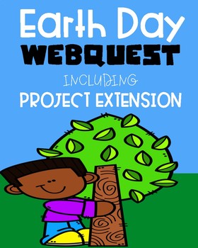 Preview of Teaching EARTH DAY WEB QUEST and ENRICHMENT EXTENSION