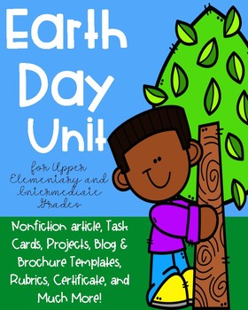 Preview of Teaching Earth Day: Projects for Upper Elementary