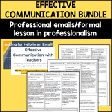 Teaching Effective Communication & Professional Emails BUNDLE