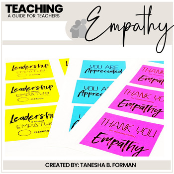 Teaching Empathy: Resources for Teachers