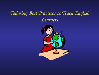 Preview of PD for teaching ELs: Foundational concepts, & Strategies to teach vocabulary PPT
