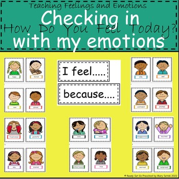 Preview of Teaching Feelings and Emotions - Checking in with my emotions