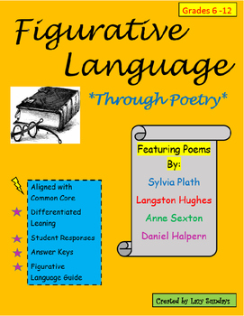 Preview of Teaching Figurative Language through Poetry II- Sylvia Plath and Langston Hughes