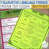 Figurative Language Mentor Text Lesson + Descriptive Writi