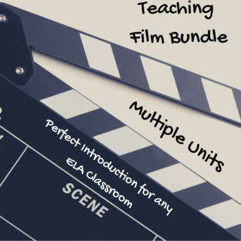 Preview of Teaching Film Bundle | ELA Visual Texts Analysis | POWERPOINT and Printable PDFs