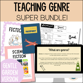 Preview of Teaching Genre Super Bundle | Reading and Classroom Library | Gentle Garden