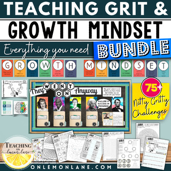 Preview of After State Testing Activities: Teaching Grit & Growth Mindset Activities