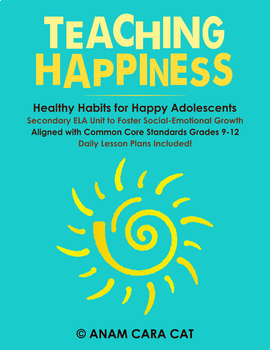 Preview of Healthy Habits For Teens Social Emotional Learning High School Life Skills Unit