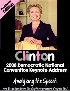 Preview of Teaching Hilary Clinton's 2008 Democratic National Convention Speech