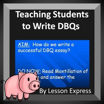 Preview of How to Answer DBQs and Blank DBQ Outline (Document Based Questions)