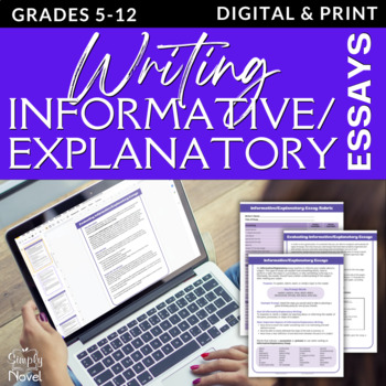 informative essay unit