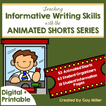 Preview of Teaching Informative Writing with Animated Short Films | Animated Shorts Digital