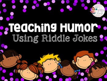Preview of Teaching Jokes & Humor Using Riddle Jokes - Speech, ASD, ESL