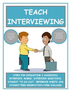Preview of REAL WORLD LIFE SKILLS TEACH INTERVIEWING