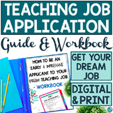 Teaching Job Application Guide Workbook Prospective Teache