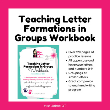 Preview of Teaching Letter Formations in Groups 2nd Edition Workbook