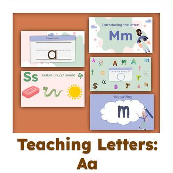Teaching Letters Slide Deck: Letter Aa *FREE* by Rhiannon Casselman