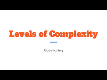 Preview of Teaching Levels of Questioning