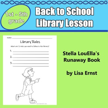 Preview of Teaching Library Rules - Stella LouElla