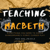 Teaching Macbeth: EVERYTHING YOU NEED to Introduce Languag