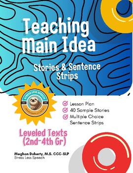 Preview of Teaching Main Idea: Stories & Sentence Strips