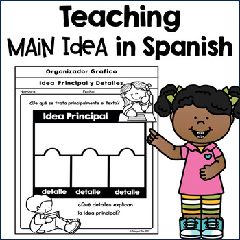 Preview of Teaching Main idea in Spanish Reading Comprehension with Digital Resources