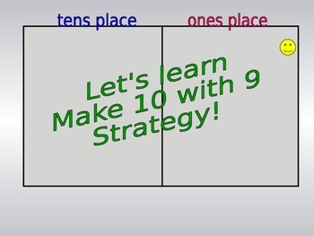 Preview of Teaching Make 10 with 9 and Make 10 with 8 Addition Fact Strategies