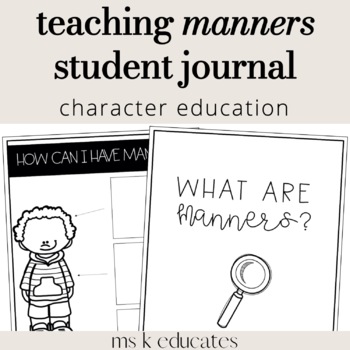 Preview of Teaching Manners Worksheets
