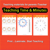 Teaching Materials for Parents and Teachers | Telling Time
