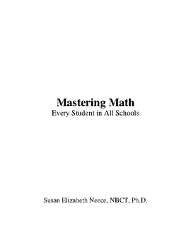 Preview of Teaching Math for Mastery