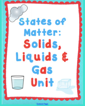 Preview of Teaching Matter in Kindergarten