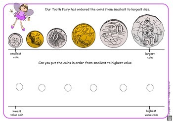 with the Tooth Fairy - Currency by TeachEzy |