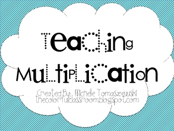 Preview of Teaching Multiplication {for beginners}