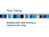 Teaching Notetaking Skills - Based on the Cornell Method