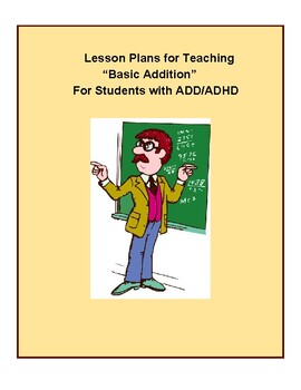 Preview of Teaching Plan "Basic Addition” for Students with ADD/ADHD