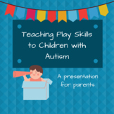 Teaching Play Skills to Children with Autism PowerPoint Pr