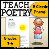 "Teach Poetry" With Classic Poems and Poetry Practice Worksheets