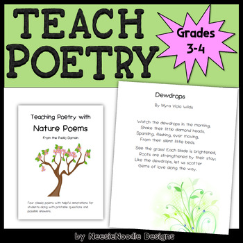Preview of Teach Poetry With Classic Nature Poems -- Includes Practice Questions