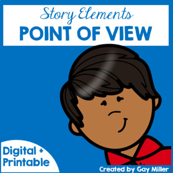 Preview of Point of View | Story Elements Activities with Google Slides & Videos