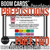 Teaching Prepositions for Speech Therapy BOOM Cards™ | PART TWO