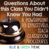 Back to School- Teaching Procedures PowerPoint