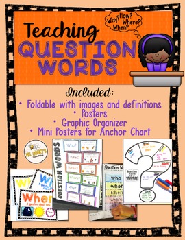 teaching question words the 5 ws by ms honeys class