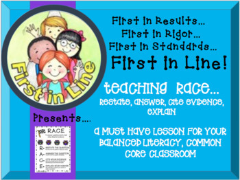 Preview of Teaching RACE Strategies- Restate, Answer, Cite Evidence and Explain