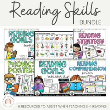 Preview of Teaching Reading Skills Bundle {K-2}