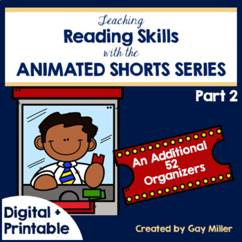 Teaching Reading and Writing Skills with Animated Shorts Pt 2 Digital+Printable