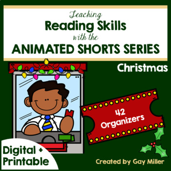 Preview of Teaching Reading with Animated Short Films Christmas | Digital + Printable