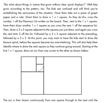 Preview of Teaching Recursive Sequences with Fibonacci and the Golden Ratio