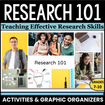 Preview of Effective Online Research Skills Research Graphic Organizers Source Evaluation