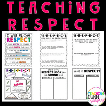 Preview of Teaching Respect - Social Emotional Learning